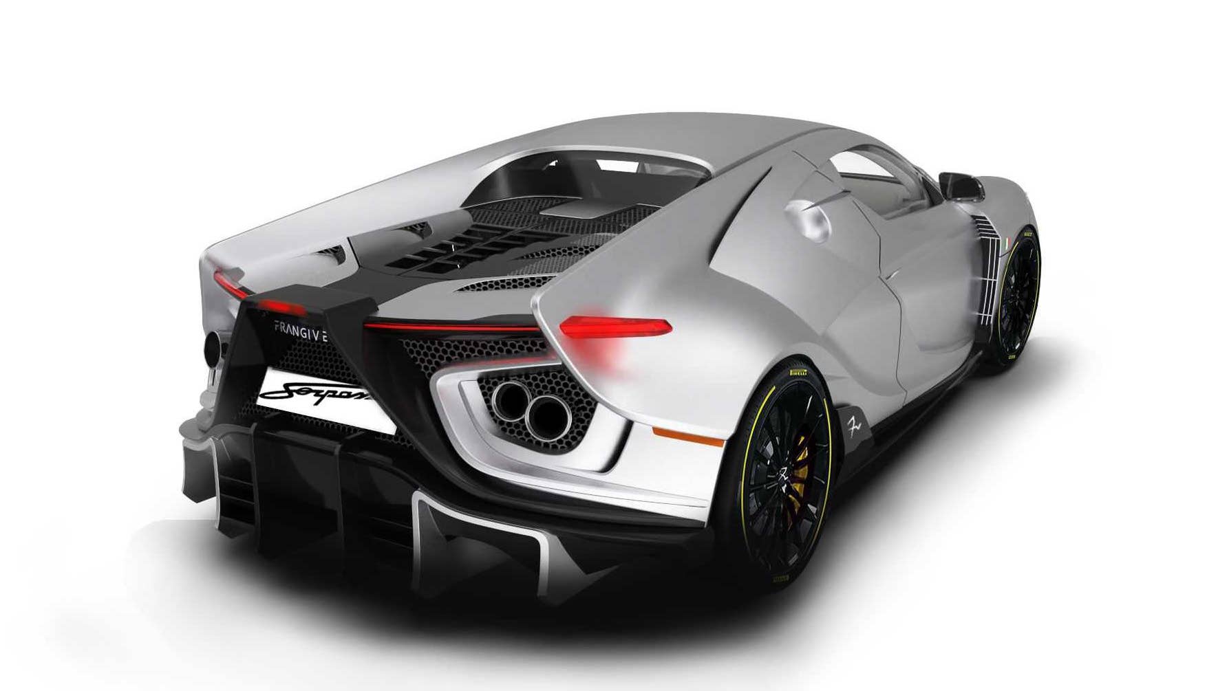 The Frangivento Sorpasso is a new all-Italian supercar with a V10